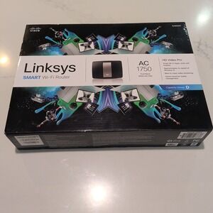 Cisco Linksys EA6500 Smart Wi-Fi Router Black Dual-Band Gigabit 4 x LAN Ports